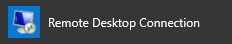 Shortcut of Remote Desktop Connection